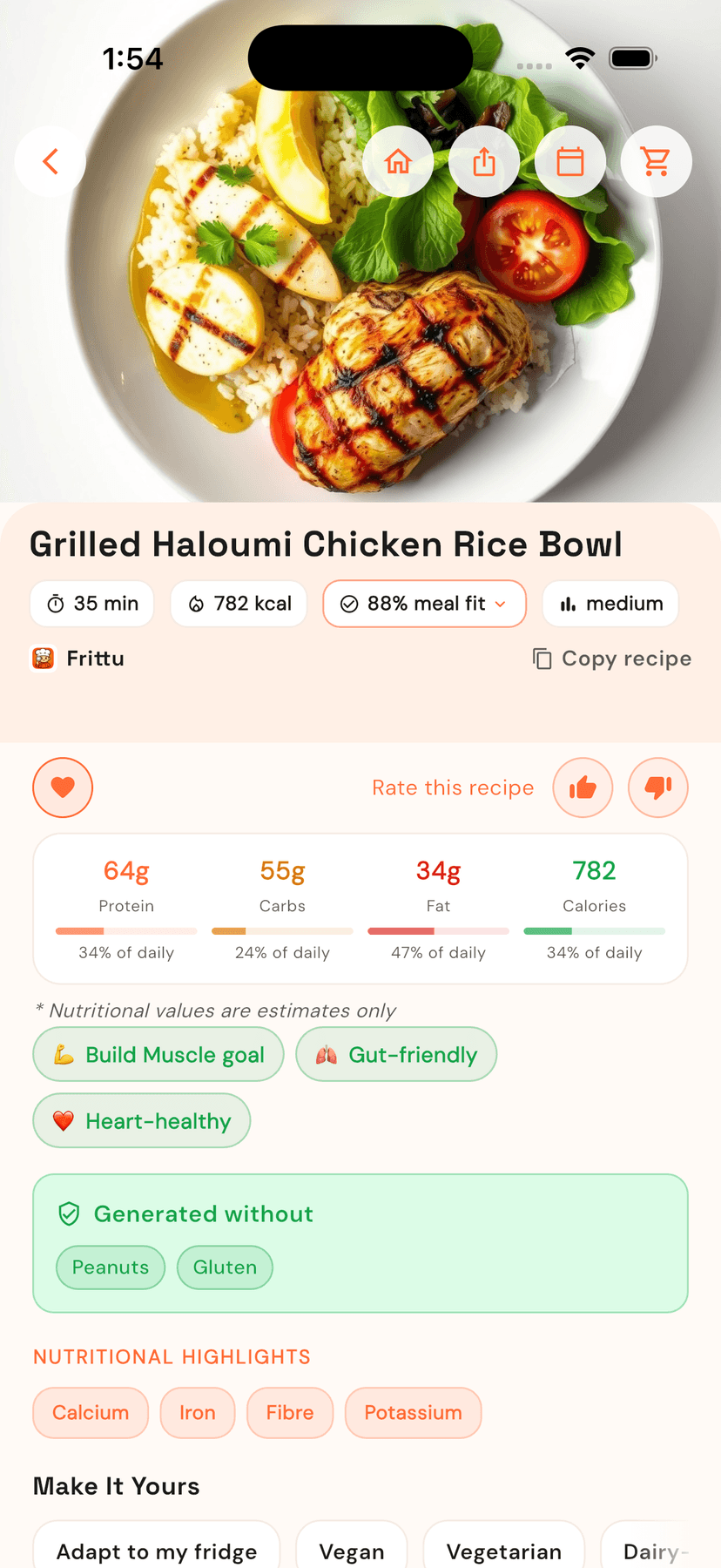 Recipe detail